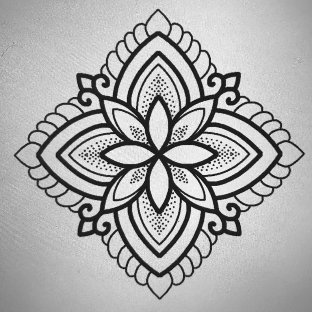 梵花纹身手稿